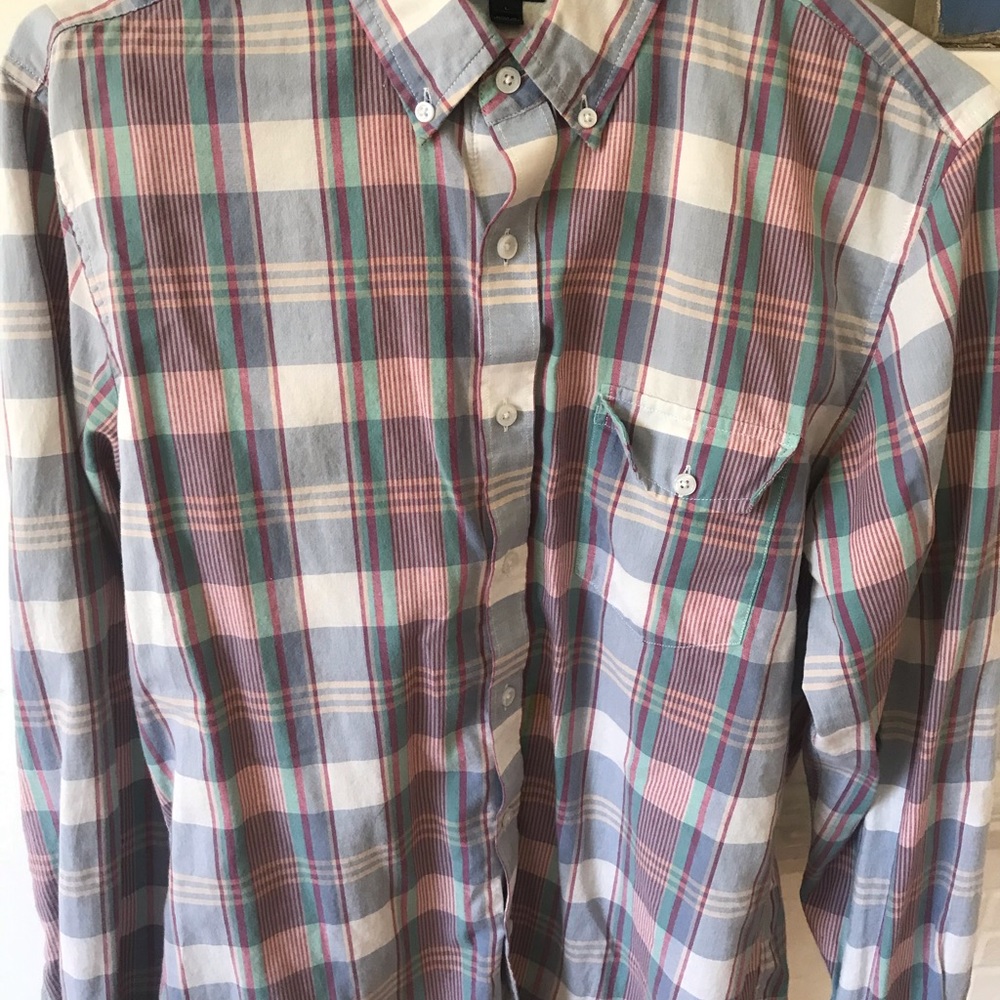 Button down shirt.JCrew. Large. - Picture 2 of 5